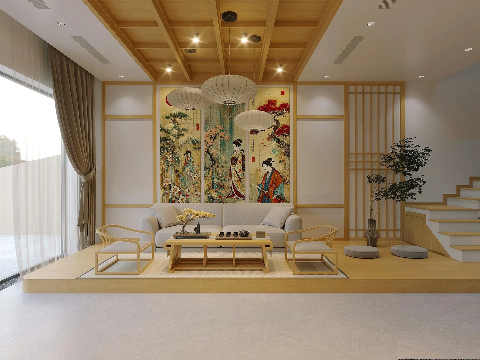 Tự do sắp xếp
theo diện tích phòng